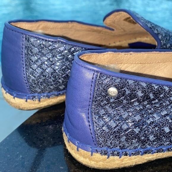 UGG Australia Sandrinne Metallic Basket Shoe Size 8 - Picture 7 of 13